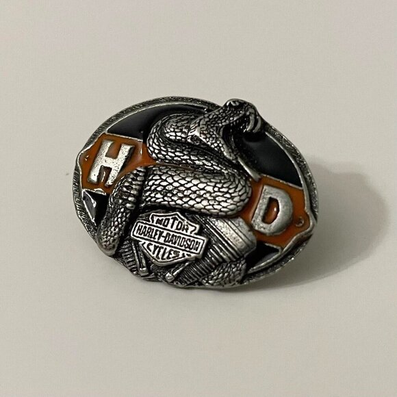 Harley Davidson HD Rattlesnake Pin - Picture 1 of 8